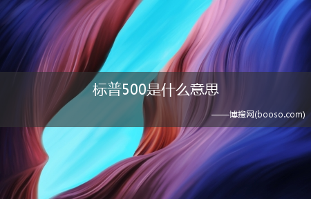 详细介绍?标普500是什么意思-标普500