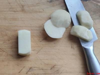 土豆怎么切菱形片