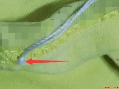 一拉就看不见线的缝法