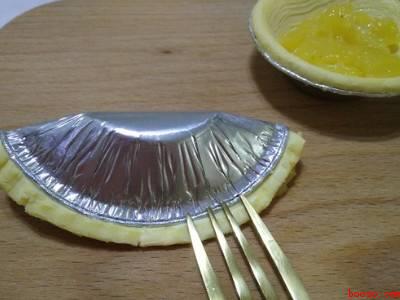 蛋挞皮做菠萝派的做法