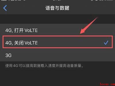 苹果手机lte怎么改成4g