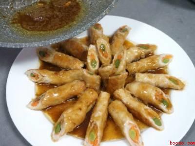 蔬菜卷的家常做法