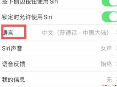 苹果语音控制怎么用中文