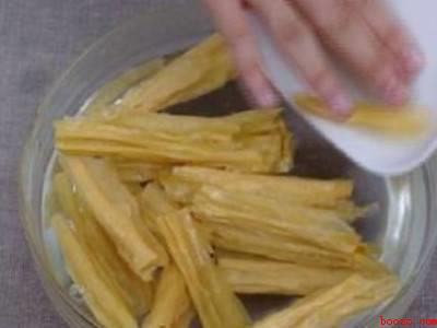 怎样泡腐竹又快又好吃还有软