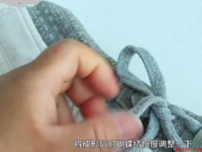 裤子上的绳子怎么打结方法