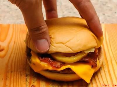 汉堡如何二次加热
