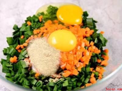 韭菜丸子的制作方法与过程