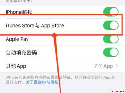 苹果下载东西怎么设置面容