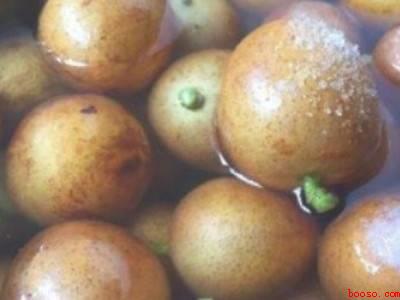 黄皮糖的制作方法