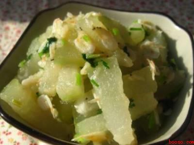 冬瓜虾皮怎么炒