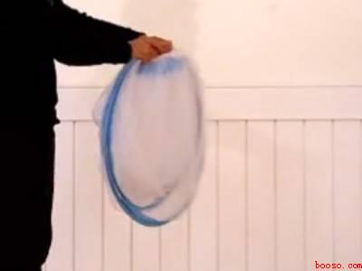 蚊帐怎么折叠起来（折叠蒙古包蚊帐的详细操作）