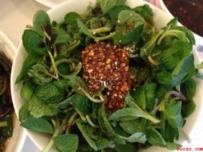 薄荷叶凉拌怎么做