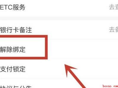 支付宝解除绑定的银行卡（演示机型:Iphone 13）