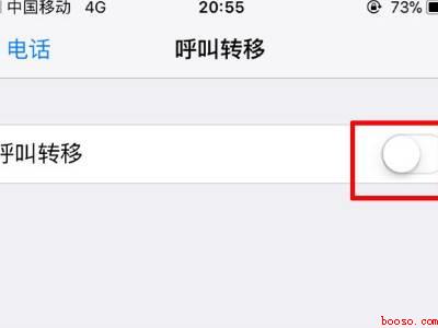 苹果手机的呼叫转移在哪里