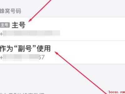 iphone怎么查看副号号码