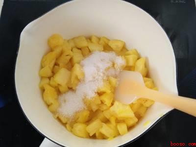 蛋挞皮做菠萝派的做法