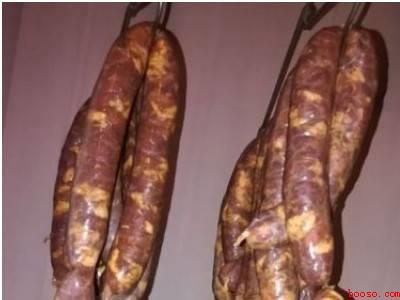 夏天自制香肠怎么晾