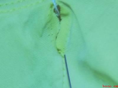 一拉就看不见线的缝法