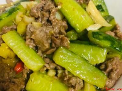 牛肉黄瓜条怎么做好吃