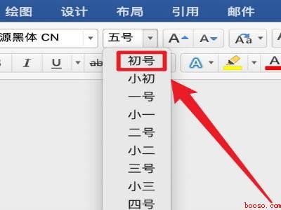 打印字体怎么放大