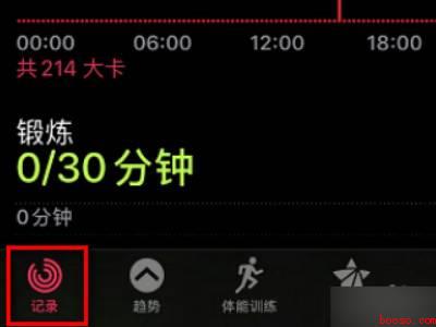 iwatch表盘上显示步数（演示机型:Iphone 12）