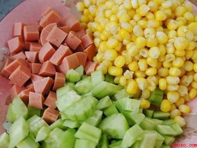 玉米火腿肠怎么炒