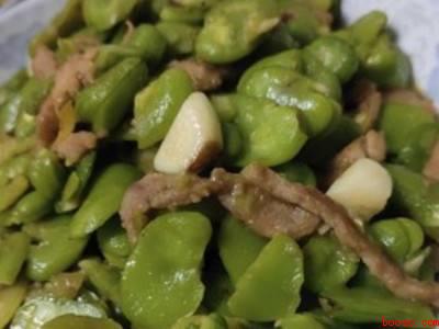 蚕豆炒肉怎么做好吃