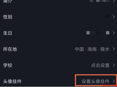 抖音头像挂件在哪里取消（演示机型:Iphone 12）