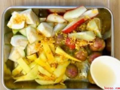 甘草水果的制作方法