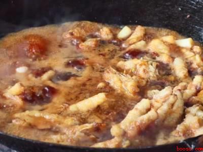 怎么让鸡爪起虎皮