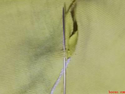 一拉就看不见线的缝法