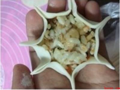 烧麦怎么包起来