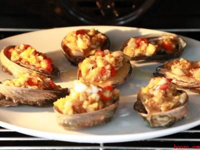 蒜香鲍鱼的制作方法