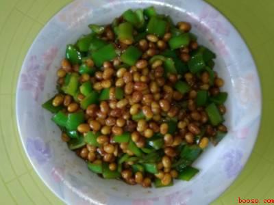 炒黄豆的做法