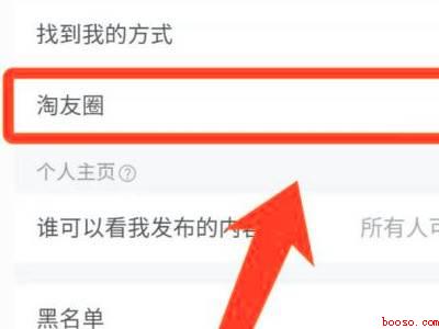 淘友圈入口在哪里（演示机型:Iphone 12）