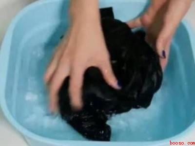 藏蓝色掉色后如何恢复