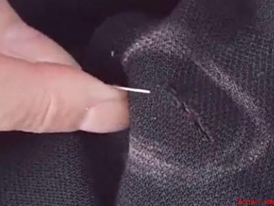 怎样补裤子破洞不留痕迹