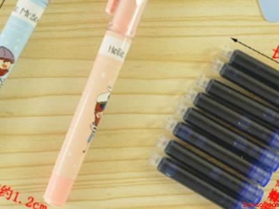 钢笔芯怎么换墨囊