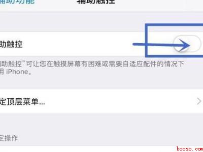 苹果小圆球在哪里设置呢