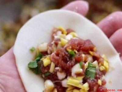 蒜黄馅的饺子怎样调馅