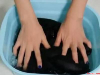 藏蓝色掉色后如何恢复