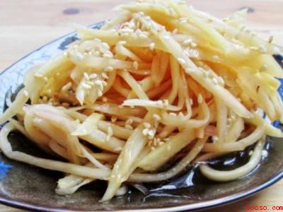 凉拌姜丝怎么做好吃