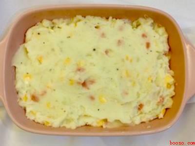 焗土豆泥的做法