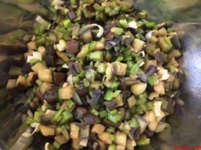 青椒茄子馅怎么调好吃
