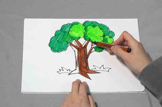 大树简笔画