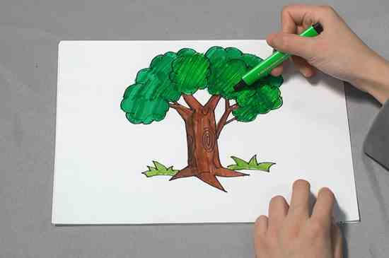 大树简笔画