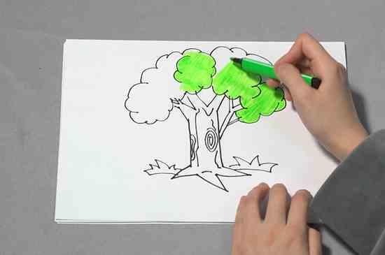 大树简笔画
