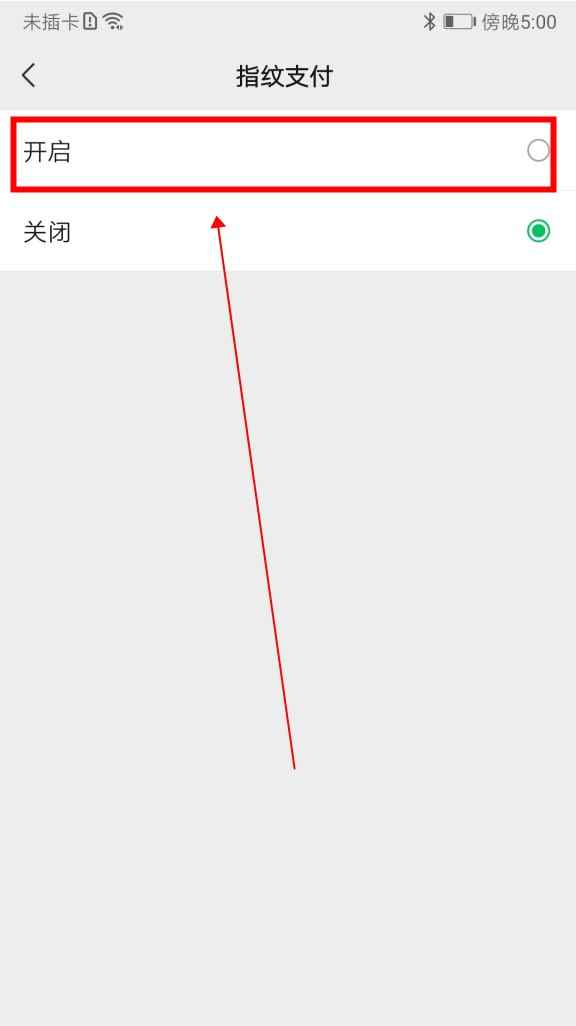 如何开启指纹支付