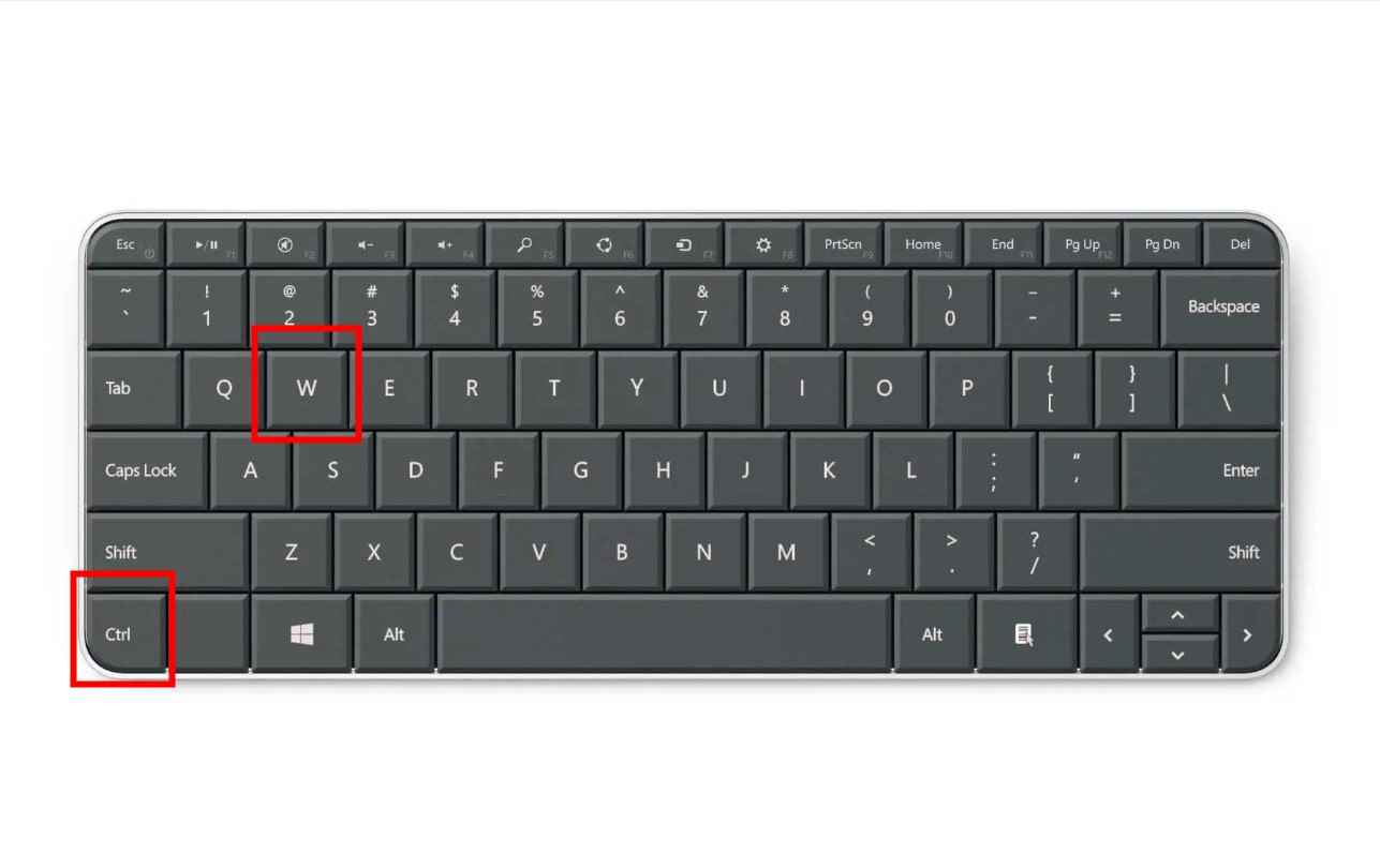 关闭当前窗口快捷键