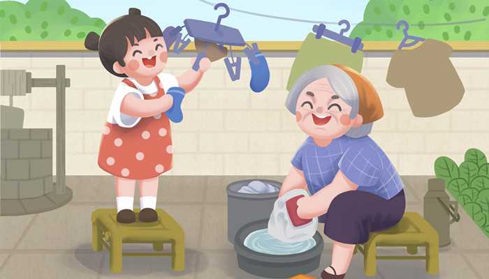 出行的人梦见自己手搓洗衣服